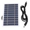 2W 5V Small Solar Panel Monocrystalline DC5521 Output Waterproof Dustproof Protable Mini Solar Panel for 3.7‑5V Battery