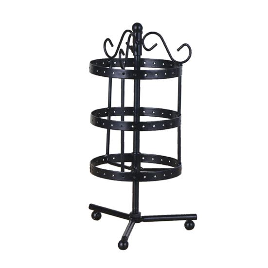 3/4 слоя вращающихся круглых серег ювелирных изделий стеллаж для выставки товаров стенд держатель дисплея