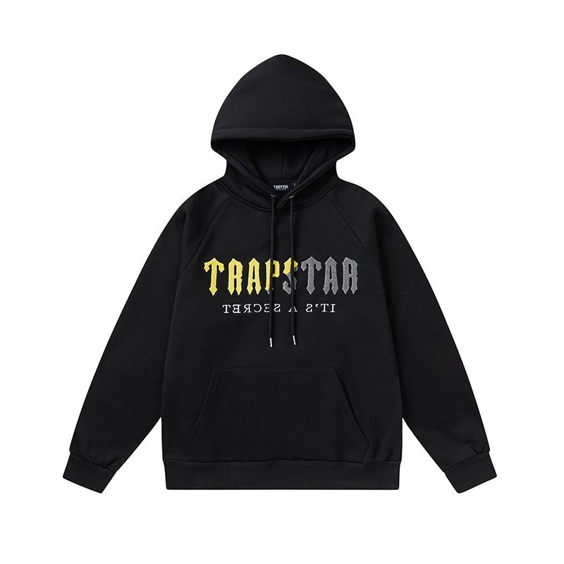 Полотенце Trapstar с вышитыми буквами, куртка на молнии с флисовой подкладкой, худи, штаны, парный комплект