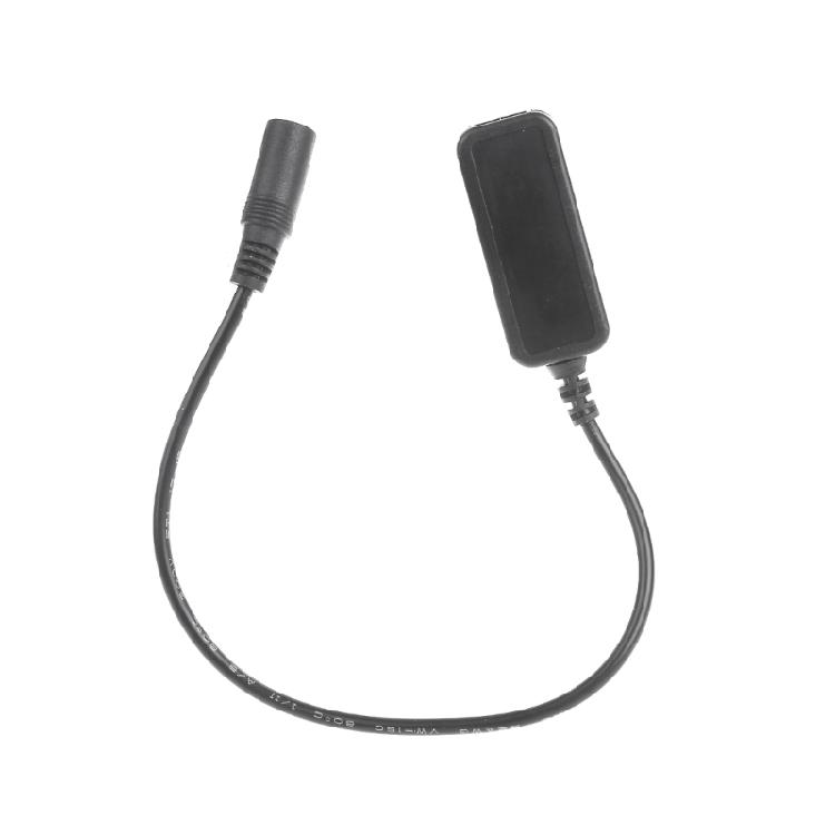 Кабель питания и зарядки 5.5x2.1 мм (мама) на USB Type A, 6V-30V на 5V для динамика