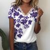 Women's Lace Short Sleeve Shirt V Neck T-Shirt Dressy Casual Tops Raglan Short Sleeve Lace Short Sleeve Panel Comfortable Cotton Top