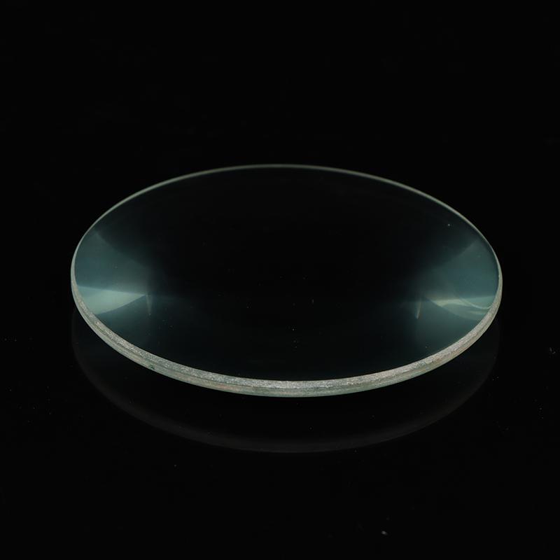 Двойная выпуклая стеклянная линза Фокальная оптика Двояковыпуклая настольная лупа 75 мм