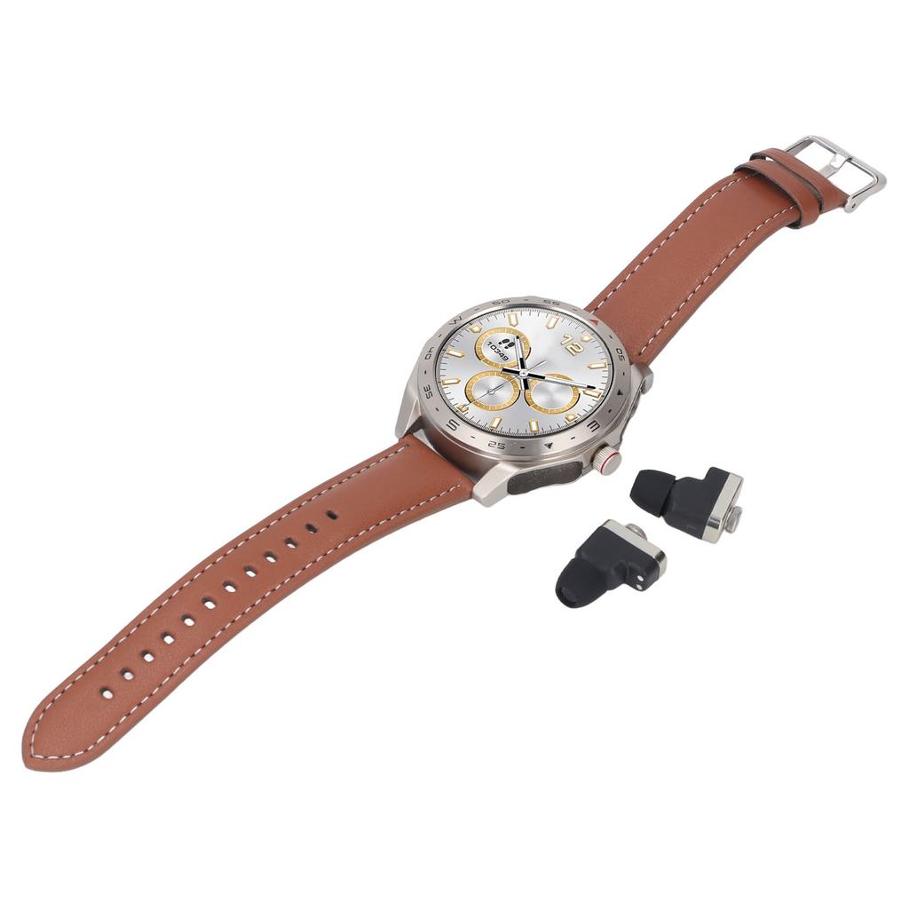 2 в 1 умные часы с наушниками 1,52-дюймовый HD-экран фитнес-трекер воспроизведение музыки Bluetooth-звонок