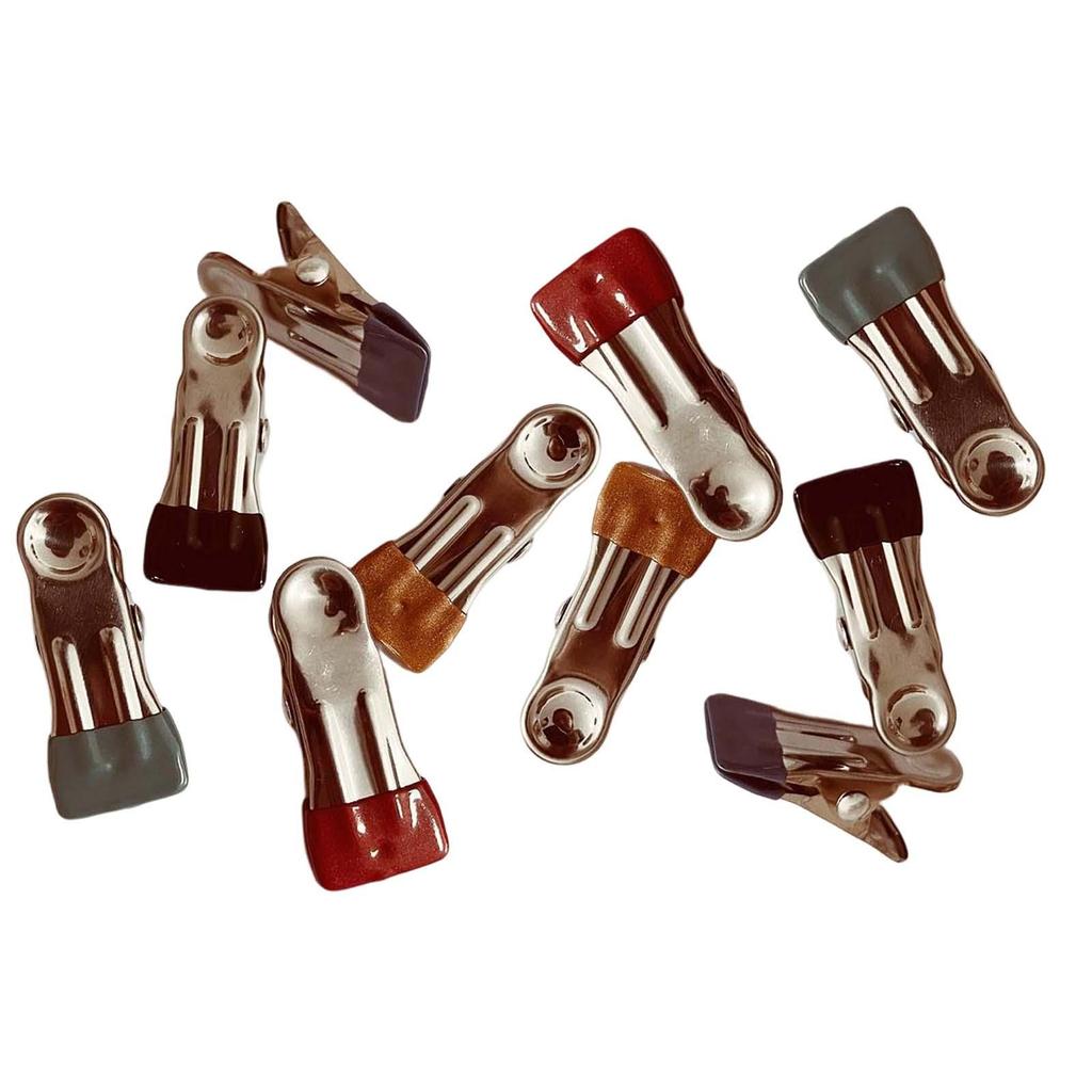 10x Portable Sewing Clips No Trace Clip Holder Patchwork Fabric Clamps Sewing Clips Cloth Position for Sewing Accessories