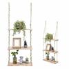 Bohemian Style Hanging Shelves 2/3 Layers Wall Rack New Wall Shelves  Bedroom Decor