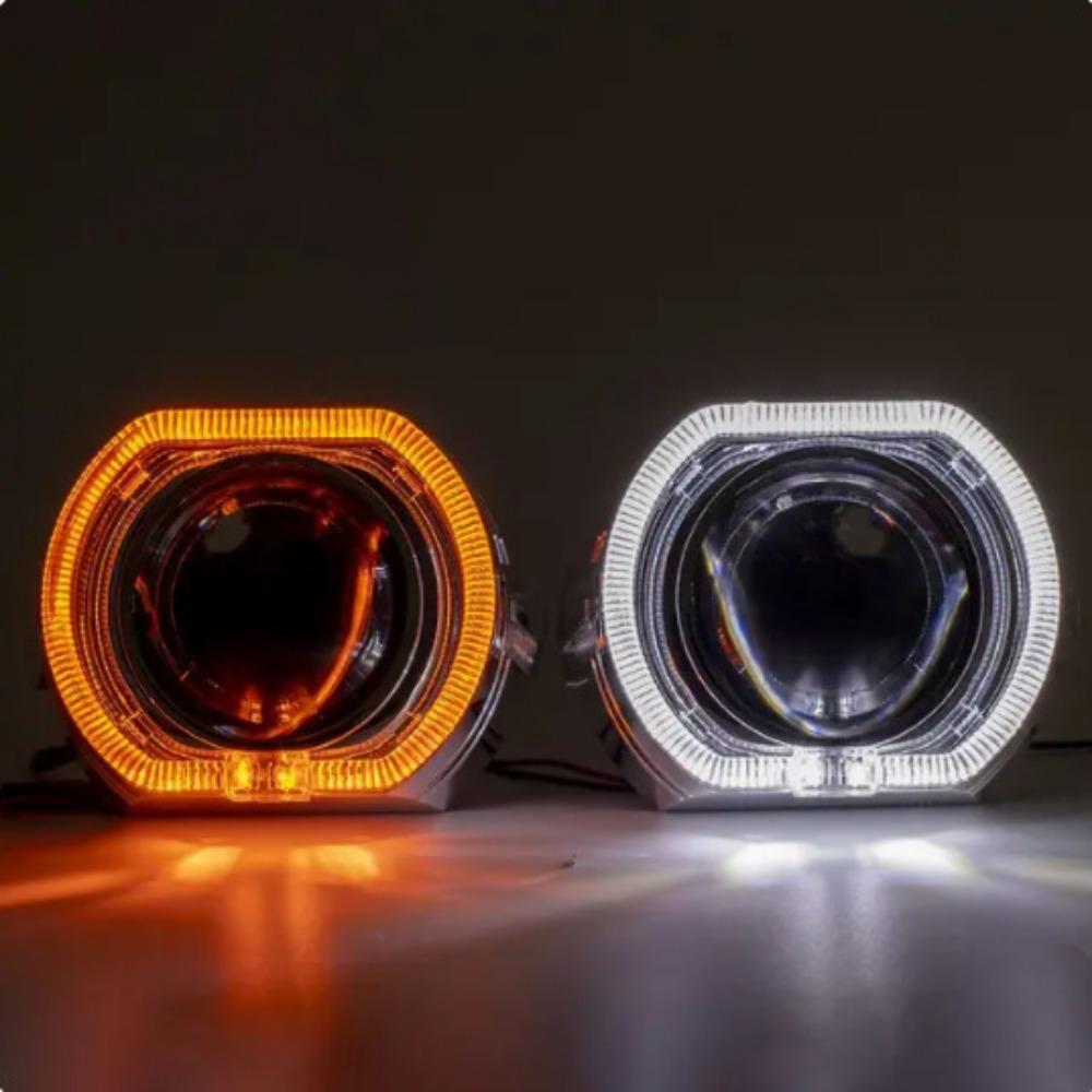 Автомобильная 2,5-дюймовая бифокальная линза 'Ангельский глаз' H1HID Ксеноновая фара Фара Фара Автомобильные лампы Продукты Универсальный