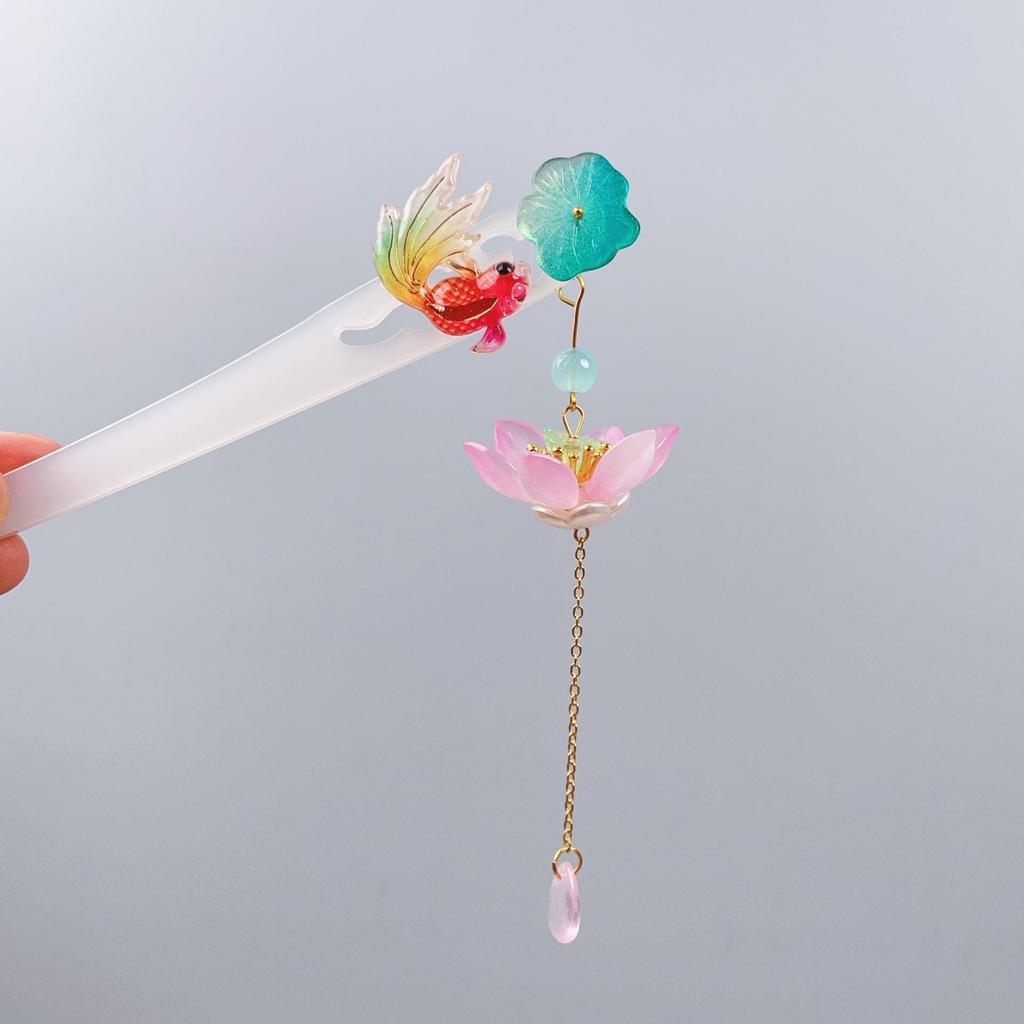 Старинная ретро-китайская шпилька для волос ханьфу для девочек