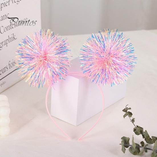 Сверкающие полоски фольги, повязка на голову ручной работы, рождественский модный аксессуар для волос для косплея, вечеринок, дней рождения