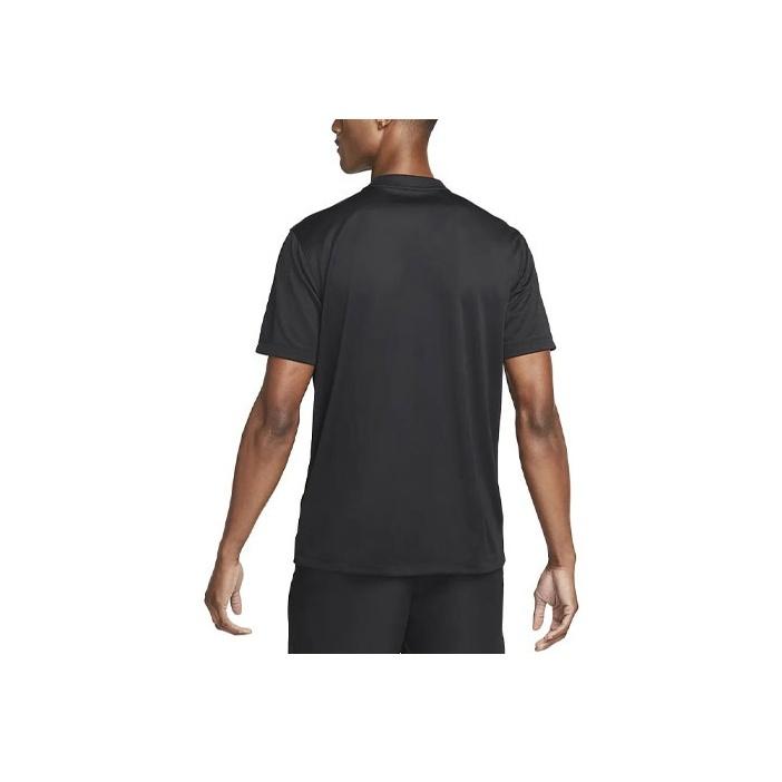 Nike Мужская футболка-поло Court Dri-FIT с однотонным логотипом, свободного кроя, с коротким рукавом, топы, черная DJ4167-010