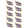 Lsrael Flag Pin Brooch Badge Pin Clothing Decoration Clothing Accessories