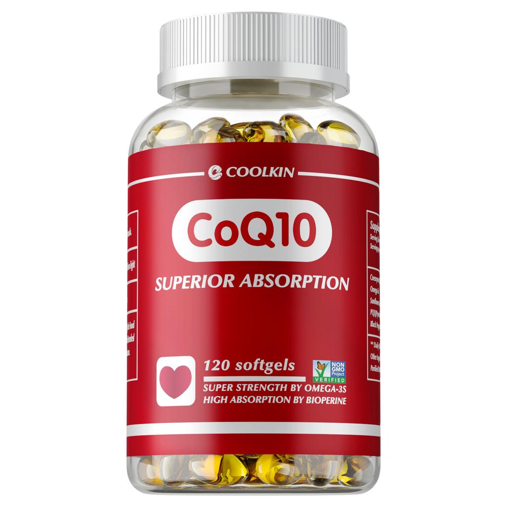 Highly absorbable Coenzyme Q10 supplement, a powerful antioxidant that supports heart health and energy production, and is easily absorbed.