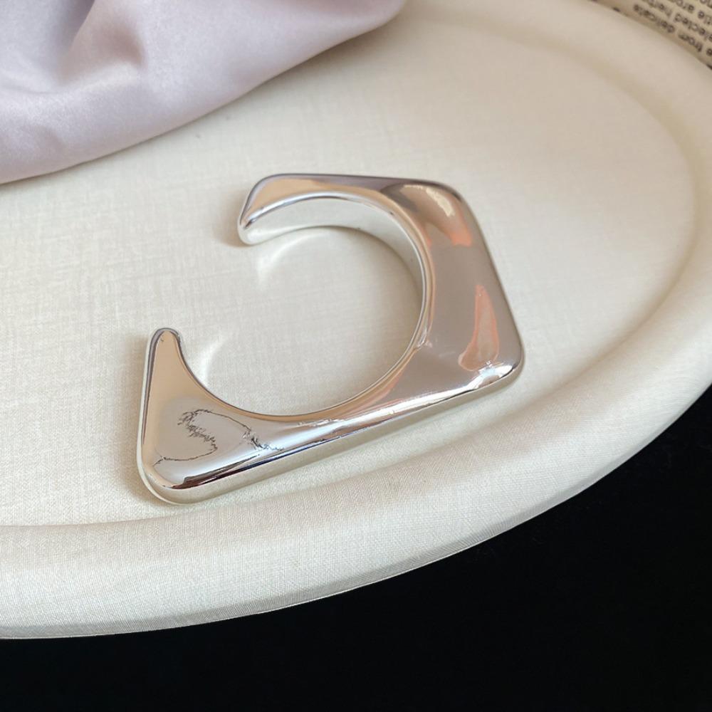 Европейский Американский Стиль Манжеты Браслеты АБС Акрил Преувеличенный Браслет Широкий Открытый Браслет Подарок