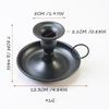 Taper Metal Candle Holder Collectible Creative Metal Candles Candlestick for Party Dinner Table Fireplace Hotel Home Decor