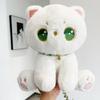 Нетоксичная милая белая кошка плюшевая игрушка мягкие игрушки животные кошка светящаяся мягкая кукла Рождество День Рождения Подарок