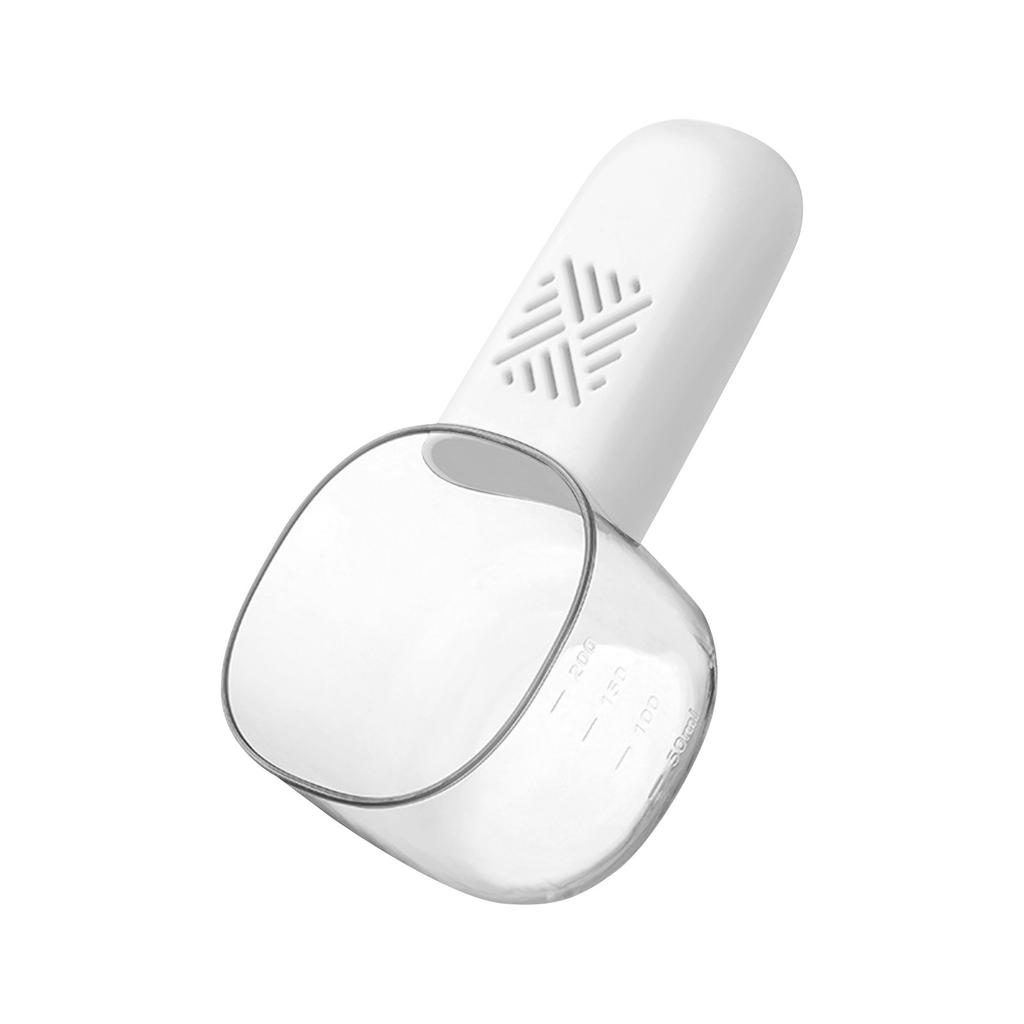 Мерная ложка для домашних животных, Многофункциональная ложка для риса с прозрачным стаканом, Мерная ложка для кошачьего корма с мерной шкалой