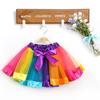 Cute Gift Baby Girl Rainbow Tutu Skirt Tulle Dance Dress Princess Toddler