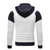 Men's Color-Block Double Zipper Hoodie – Casual Sportswear