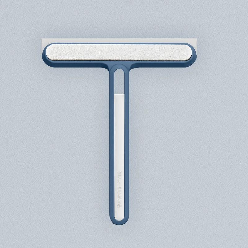 Двусторонний скребок для стекла, многофункциональный инструмент для чистки окон, автомобильный стеклоочиститель