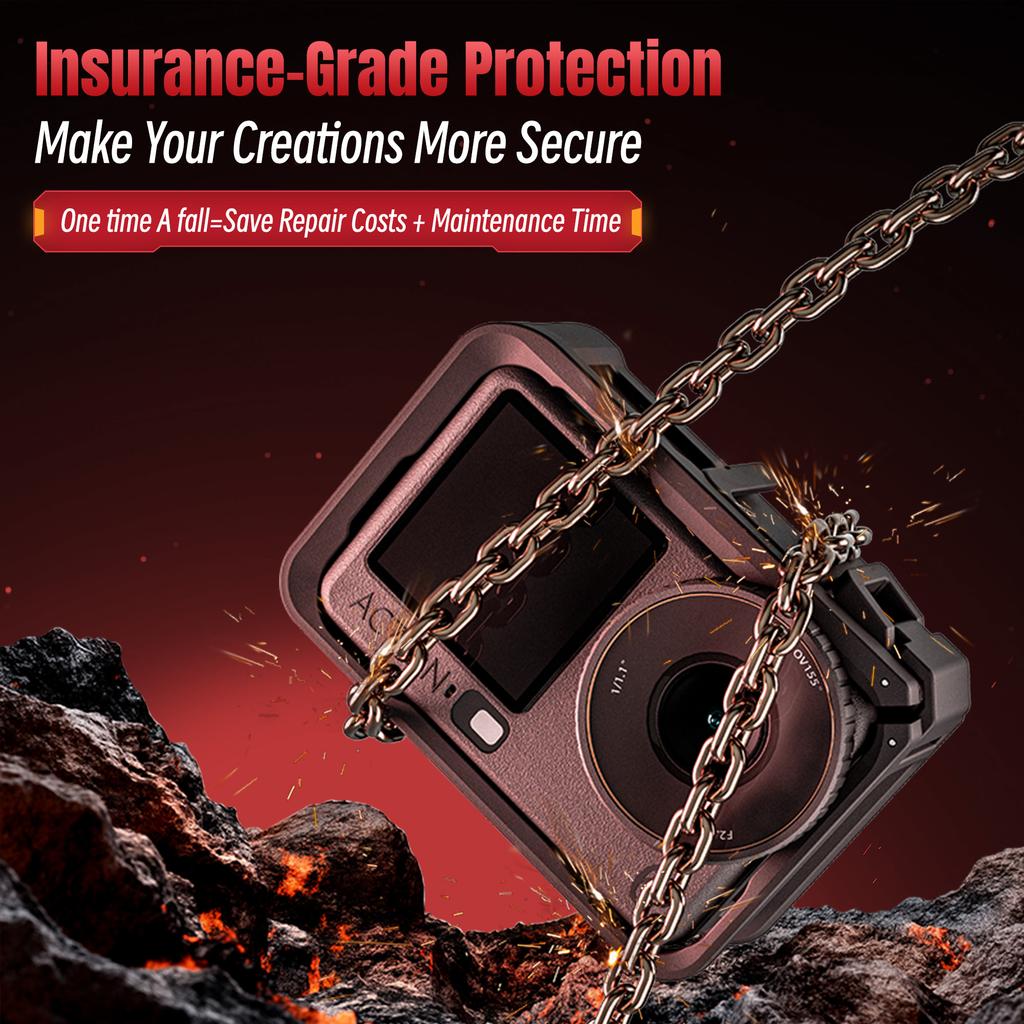 STARTRC For DJI Osmo Action 6 Multi-functional Expansion Protective Frame Vertical Horizontal Shooting Plastic Cage