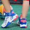 Boys Children Mesh Basketball Shoes Rotating Button Sneakers Casual Shoes Breathable Student Women's Fashion Trendy Shoes