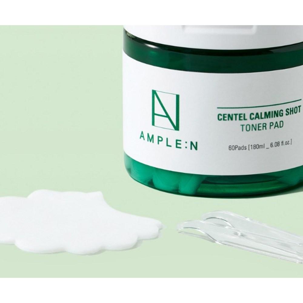 Кореана AMPLE:N Centel Calming Shot Toner Pad 60 листов, 60 листов, 1 шт.