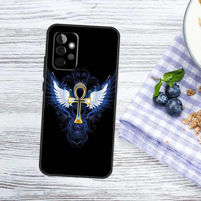 Египет Нефертити Анубис Анх Чехол Для Samsung Galaxy A52 A32 A12 A14 A34 A54 A53 A33 A13 A51 A71 A15 A25 A35 A55 Чехол