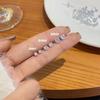 10Pcs Zircon straight needle ear stud earrings, ear canal jewelry, ear bone stud