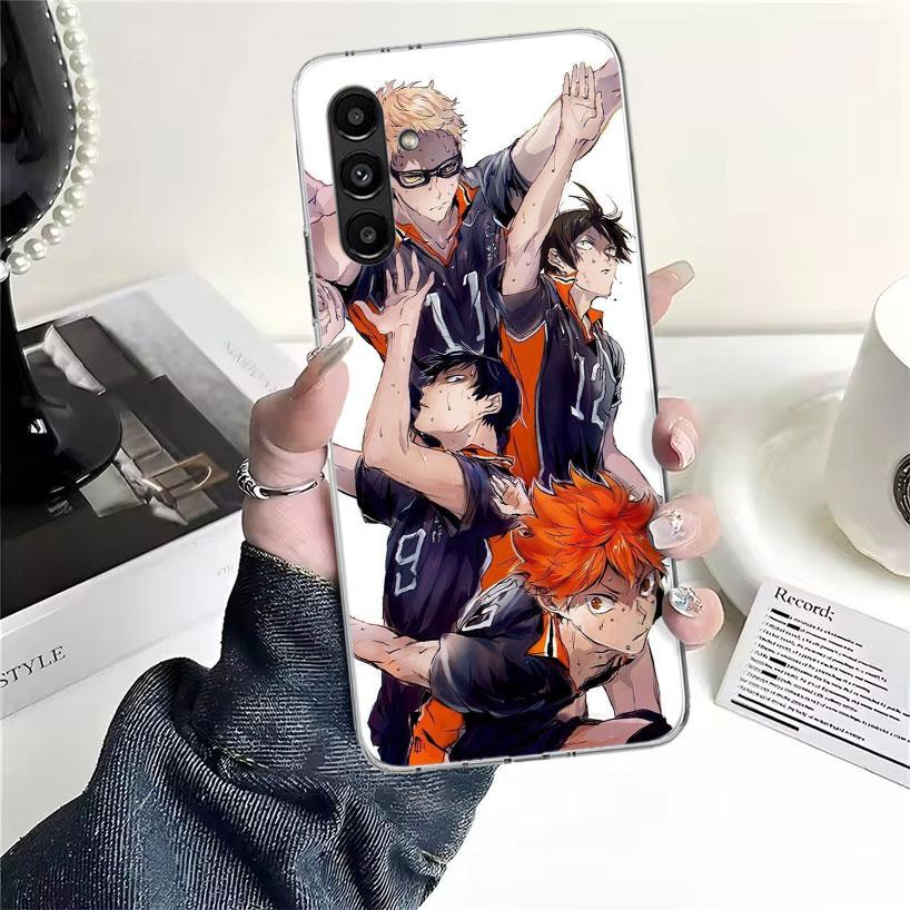 Чехол для телефона Haikyuu Oya Волейбол Аниме для Samsung Galaxy A13 A14 A15 A16 A17 A53 A54 A55 A56 A57 A33 A34 A35 A36 A37 A23 A24 A