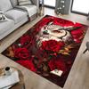 1 шт. Сова Розы Очень Большой Нескользящий Ковер для Пола, Офис, Семья, Спальня, Ковер Большой Площади, Ковер для Помещения, Яркие Цвета