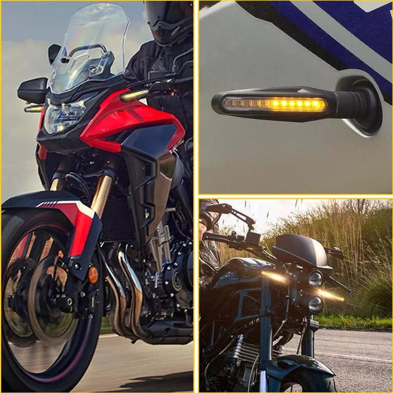 4 шт. 12 В мотоциклетные указатели поворота, плавные огни указателей поворота мотоцикла, 12 светодиодных лампочек
