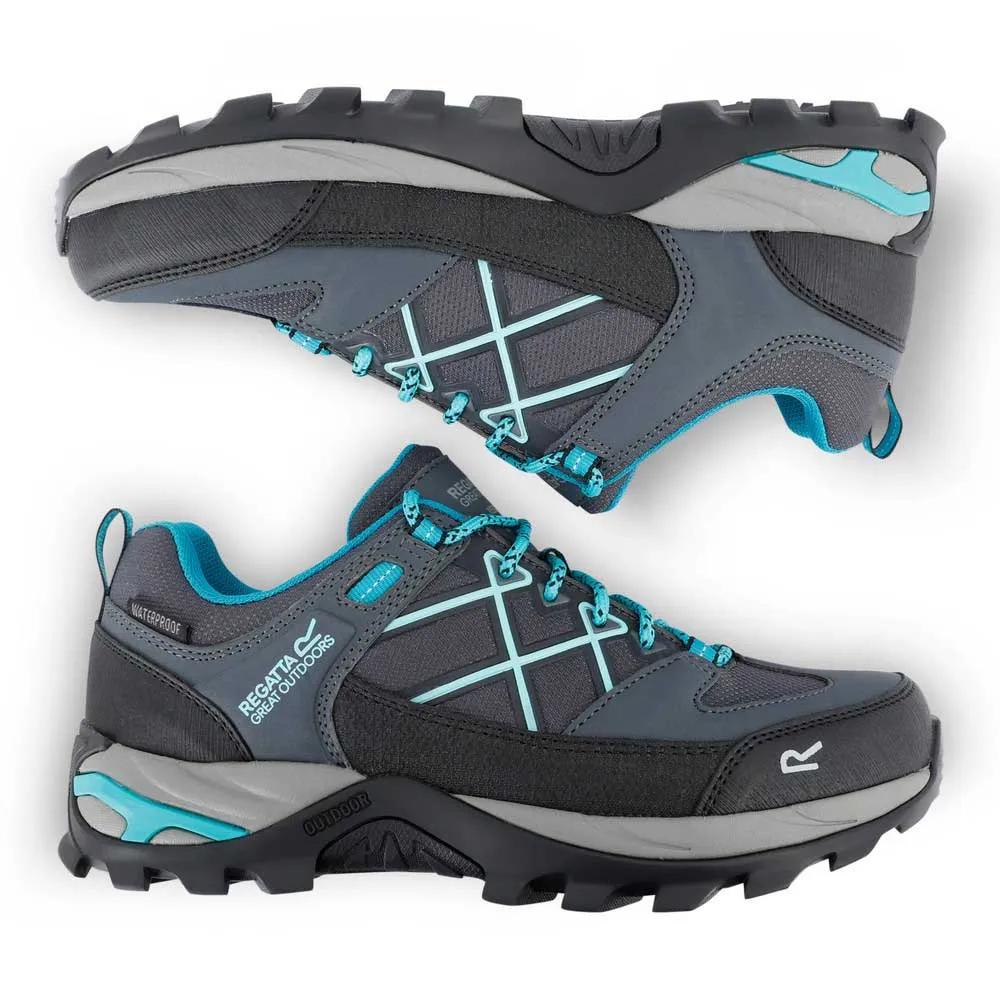 Regatta Samaras III hiking shoes waterproof Seal Grey/Turquoise