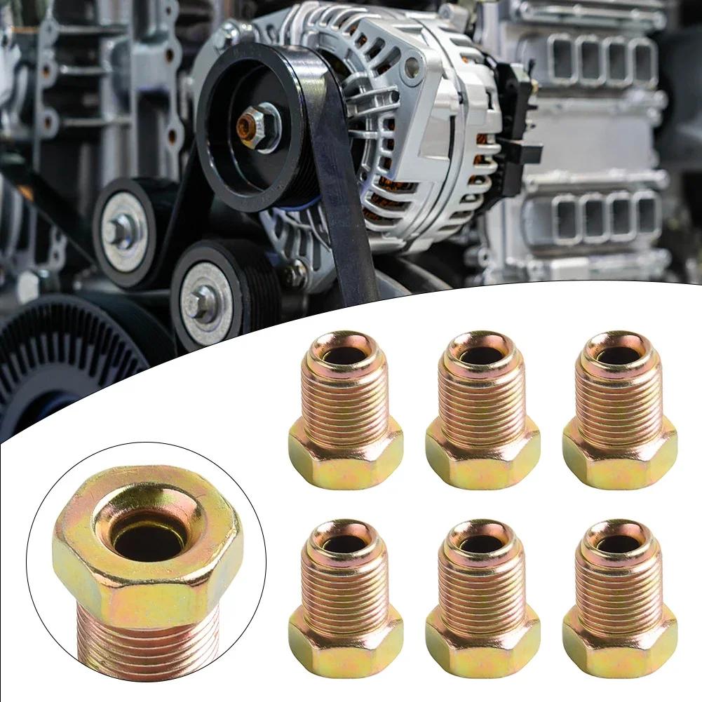 Комплекты метрических гаек Тормозная трубка Соединитель тормозного троса Фитинги цилиндра M12 мм X 1 мм Соединения Master 3/16" Труба Абсолютно новая