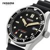 RE-2101 Marine Master Waterproof Men's Diver's Watch 4 Types Black Blue Green All Black,Korean Popular Watches
