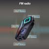 Мотоциклетная Bluetooth-гарнитура для шлема IPX8 Водонепроницаемая Беспроводное FM-радио с фонариком Громкая связь Стерео Поддержка Всех типов шлемов