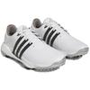 New Adidas Tour360 22 Boost Golf Shoes 'Cloud White Black Silver Metallic' GY9808