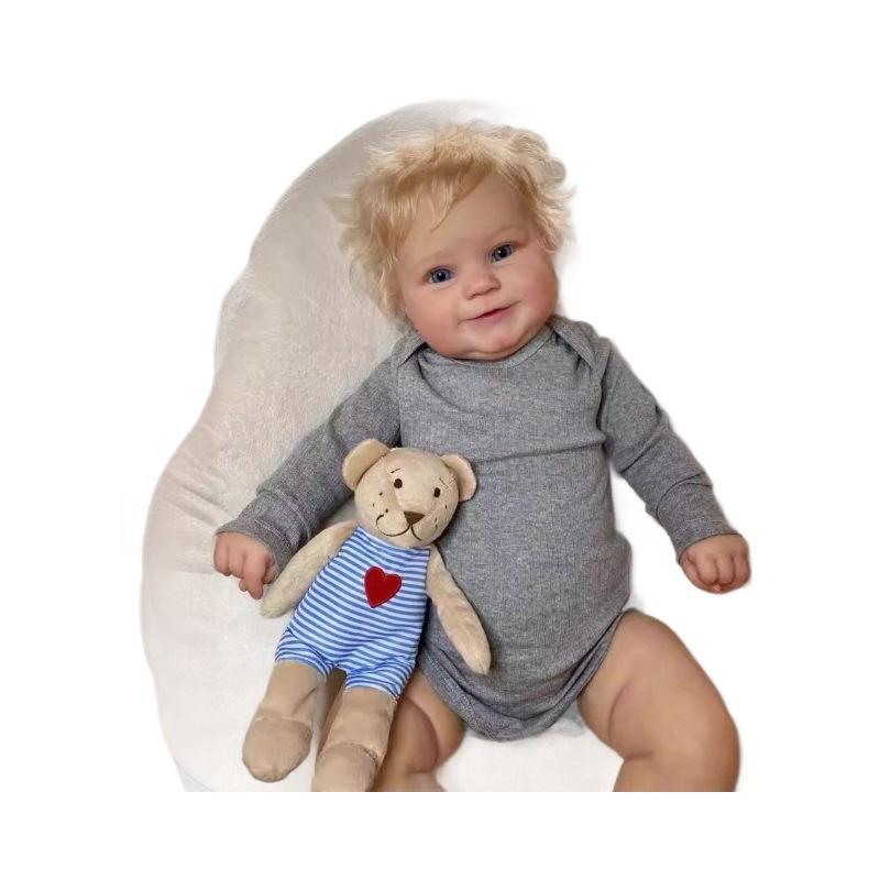 50 см Реалистичная кукла-младенец Полная клеевая пересадка волос Кукла Реборн Детская игрушка Подарок на день рождения