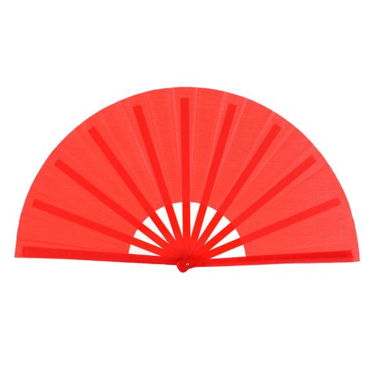 Однотонный складной веер для танцев в китайском стиле, портативный летний охлаждающий вентилятор, аксессуары для вечеринок