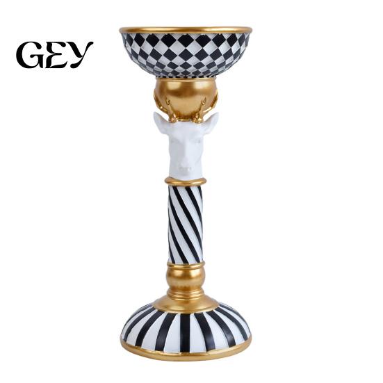 Restaurant Table Decorations Animal Ornaments, Decorative Painted Resin Modern Style Wine Cabinet Decor Decor, for Living Room Bedroom Office Reading