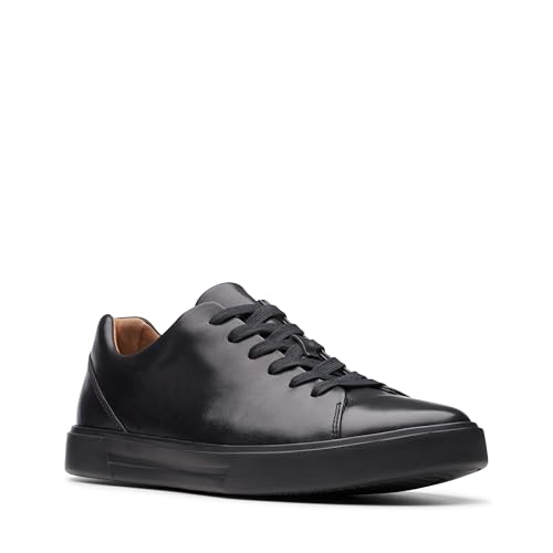 Кроссовки Clarks Ancosta Lace мужские из натуральной кожи, черная кожа, размер UK 060 (24см)