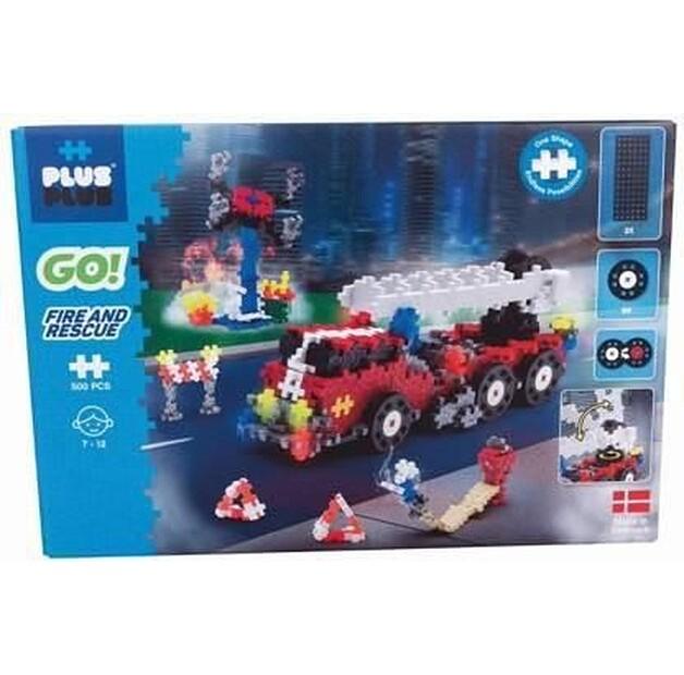 Конструктор блочный Dante Plus-Plus GO Mini Mix Пожарная машина, 500 деталей