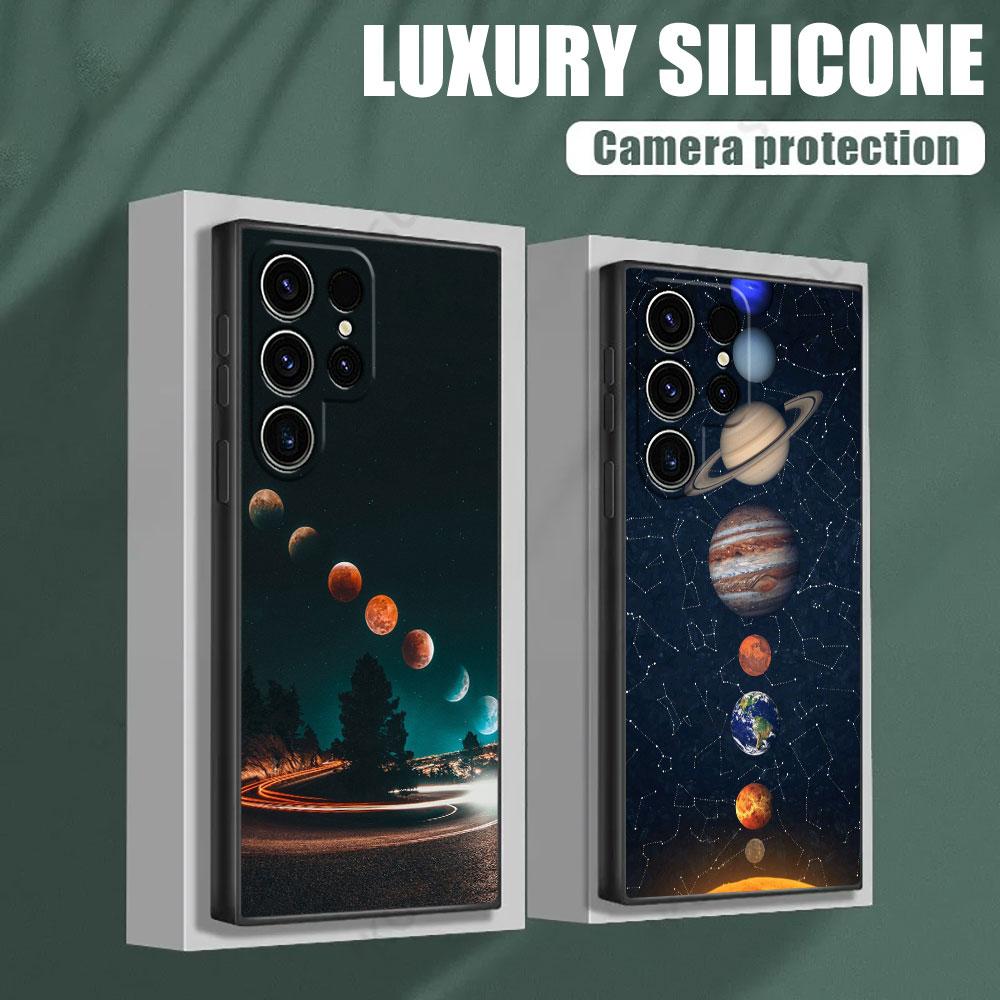 Чехол Sky Space planet Moon Stars Universe S26Ultra для Samsung Galaxy S26 S25 S24 S23 S20 S21 FE S22 Ultra Plus Мягкая Защитная Крышка для Телефона