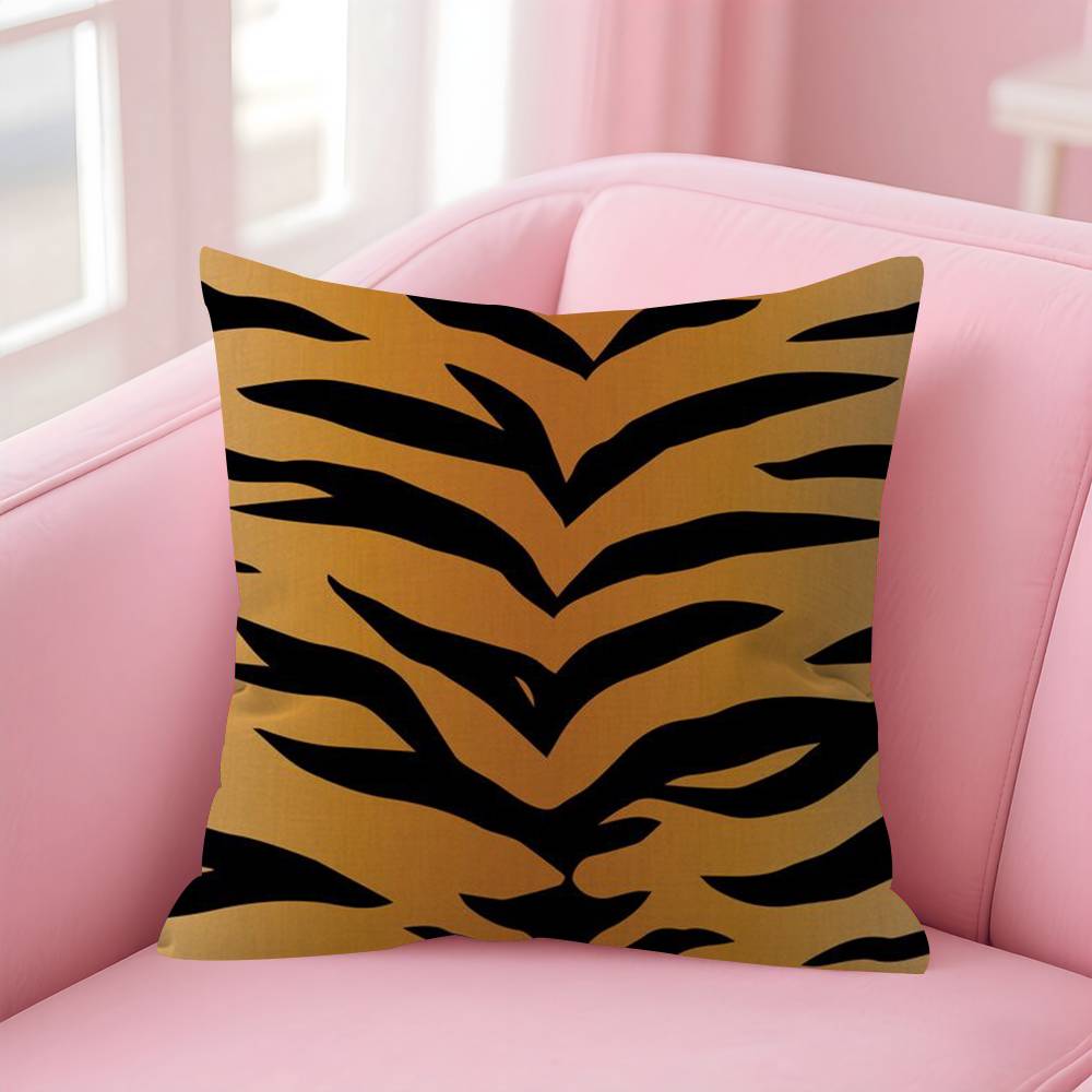 Fashion Leopard  Personalized Pillow Dust Cover Bedroom Kids Party Decoration Pillowcase Birthday Children Gift