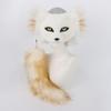 Flexible Mask With Plush Tail DIY Crafting Supply Costume Accessory For Costume And Creative Dressing Up Event