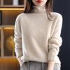 Женский кашемировый свитер Qinghe cashmere 30% кашемир 70% шерсть Женский осенне-зимний кашемировый свитер мягкий и теплый