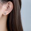 Женские серьги-гвоздики Blue Elk - Простые, Милые, в Корейском стиле, Рождественский подарок