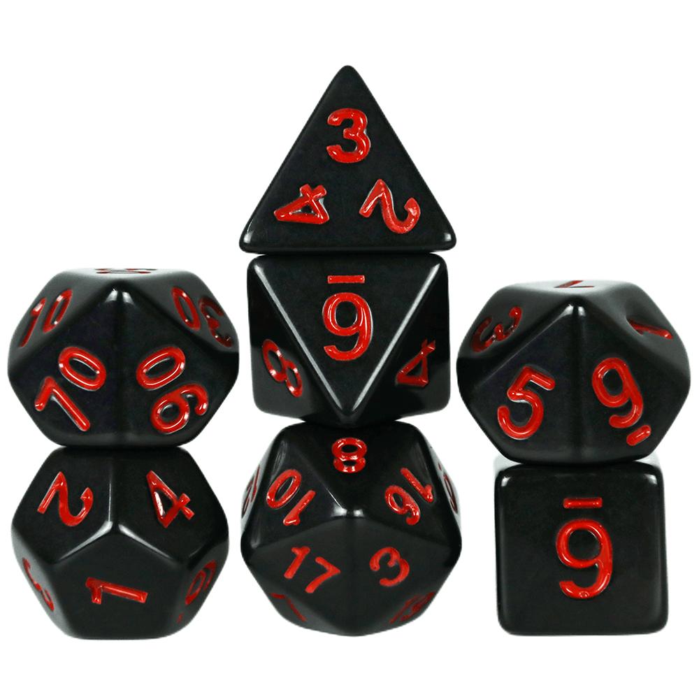 Набор игральных костей 7 шт. игральные кости для ролевых игр DND RPG настольные игровые аксессуары DND многогранные игральные кости