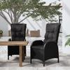 Day and Night - Day and Night Garden Chairs 2 Units Black Synthetic Rattan