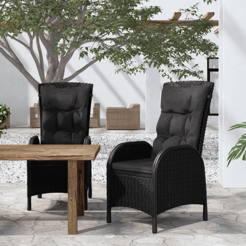 Day and Night - Day and Night Garden Chairs 2 Units Black Synthetic Rattan