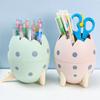Cute Dinosaur Egg Detachable Pen Holder Organizer Pencil Pot Container Stationery Office Desktop Ornament Storage Box Kids Gift