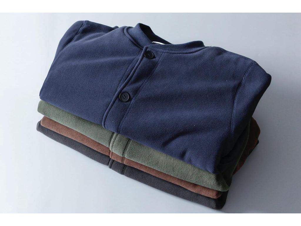 Мужская зимняя повседневная бейсбольная куртка с воротником-стойкой - флис с хлопковым бархатом, модный стиль Flight